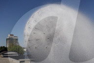 Fountains spring to life in Dnipro