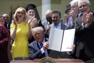 Trump hosts National Day of Prayer at the White House