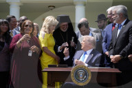 Trump hosts National Day of Prayer at the White House