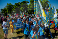 Labor Day Demonstration Organized In Amsterdam.