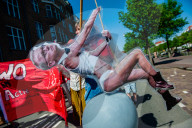 Labor Day Demonstration Organized In Amsterdam.