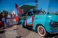 Labor Day Demonstration Organized In Amsterdam.