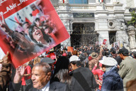 Protests Erupt On Labour Day In Tunis