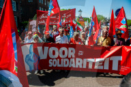Labor Day Demonstration Organized In Amsterdam.