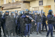 May Day Demonstration (Labour Day, Marking International Workers' Day) In Paris, France