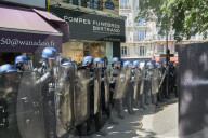 May Day Demonstration (Labour Day, Marking International Workers' Day) In Paris, France