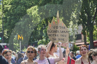 May Day Demonstration (Labour Day, Marking International Workers' Day) In Paris, France