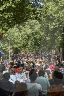 May Day Demonstration (Labour Day, Marking International Workers' Day) In Paris, France