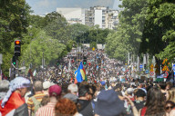 May Day Demonstration (Labour Day, Marking International Workers' Day) In Paris, France