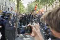 May Day Demonstration (Labour Day, Marking International Workers' Day) In Paris, France