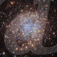 Hubble Visits Glittering Cluster, Capturing Its Ultraviolet Ligh