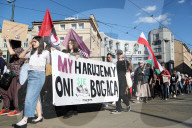 March On The Occasion Of Labor Day In Krakow