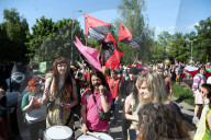 March On The Occasion Of Labor Day In Krakow