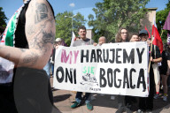 March On The Occasion Of Labor Day In Krakow