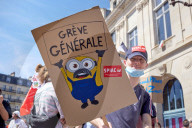 May Day Demonstration In Paris, France