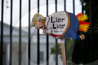 Anti-Trump protest at the White House