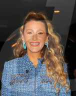 Blake Lively wore a PRADA ensemble as leaving the Late Night With Seth Meyers.