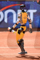 Robot Ball Retriever At Mutua Madrid Open