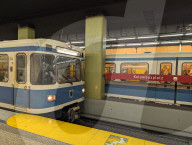 U-Bahn Train At Kolumbusplatz