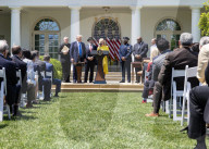 President Trump Holds National Day Of Prayer Event In Rose Garden At White House