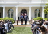 President Trump Holds National Day Of Prayer Event In Rose Garden At White House