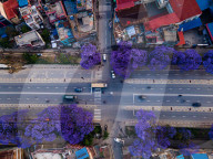 Drone View Of Ringroad Highway Kathmandu, Nepal.