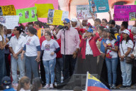 May Day Demonstration In Caracas, Venezuela