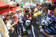 Annual Santa Muerte Day Celebration In Tepito