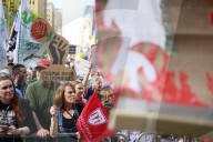 Sen. Bernie Sanders holds May Day Rally in Philadelphia, PA