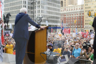 Sen. Bernie Sanders holds May Day Rally in Philadelphia, PA
