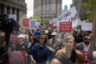 Lawyers Rally In Lower Manhattan To Demand Respect For The Rule Of Law
