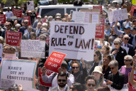 Lawyers Rally In Lower Manhattan To Demand Respect For The Rule Of Law