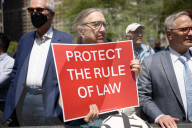 Lawyers Rally In Lower Manhattan To Demand Respect For The Rule Of Law