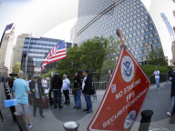Demonstrators Rally Against Trump In Manhattan For May Day