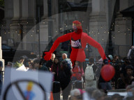 Demonstrators Rally Against Trump In Manhattan For May Day