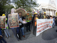 Demonstrators Rally Against Trump In Manhattan For May Day