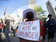 Demonstrators Rally Against Trump In Manhattan For May Day