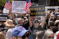 Lawyers Rally In Lower Manhattan To Demand Respect For The Rule Of Law