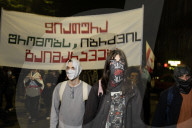 May Day Demonstration In Tbilisi