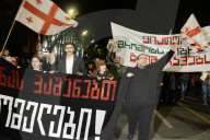 May Day Demonstration In Tbilisi