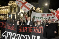 May Day Demonstration In Tbilisi