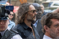 Russell Brand Westminster Magistrates in London, UK.