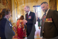 UK Royals at Windsor Castle reception in Windsor, UK.