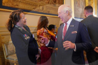 UK Royals at Windsor Castle reception in Windsor, UK.