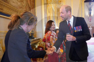 UK Royals at Windsor Castle reception in Windsor, UK.