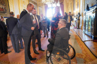 UK Royals at Windsor Castle reception in Windsor, UK.