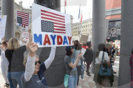 Thousands Rally Against Trump on May Day in New Jersey