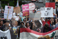 Thousands Rally Against Trump on May Day in New Jersey