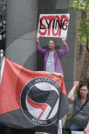 Thousands Rally Against Trump on May Day in New Jersey
