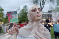 Thousands Rally Against Trump on May Day in New Jersey